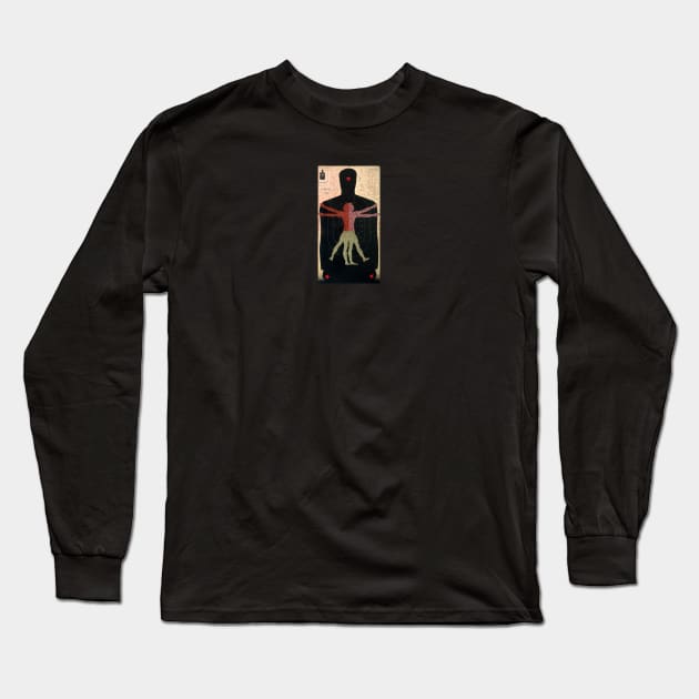 Vitruvian (21st Century) Long Sleeve T-Shirt by Risk Studio Los Angeles